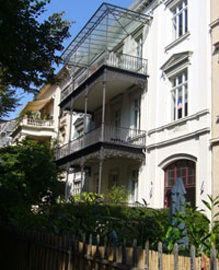 Ansicht Hausfassade in der Adelheidstraße