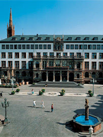Ansicht des Schlossplatzes