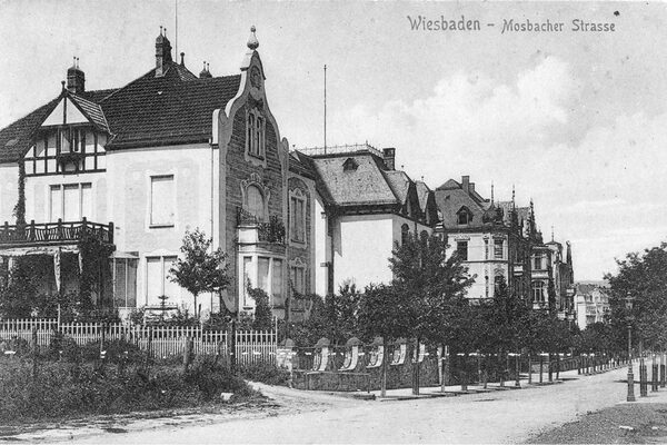 Mosbacher Straße am Rande des Dichterviertels