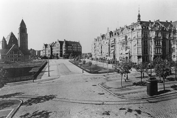 Blick auf den Gutenbergplatz