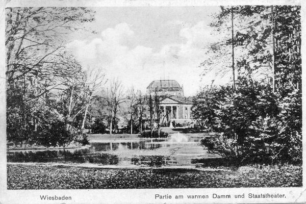 Blick in den Park "Warmer Damm"