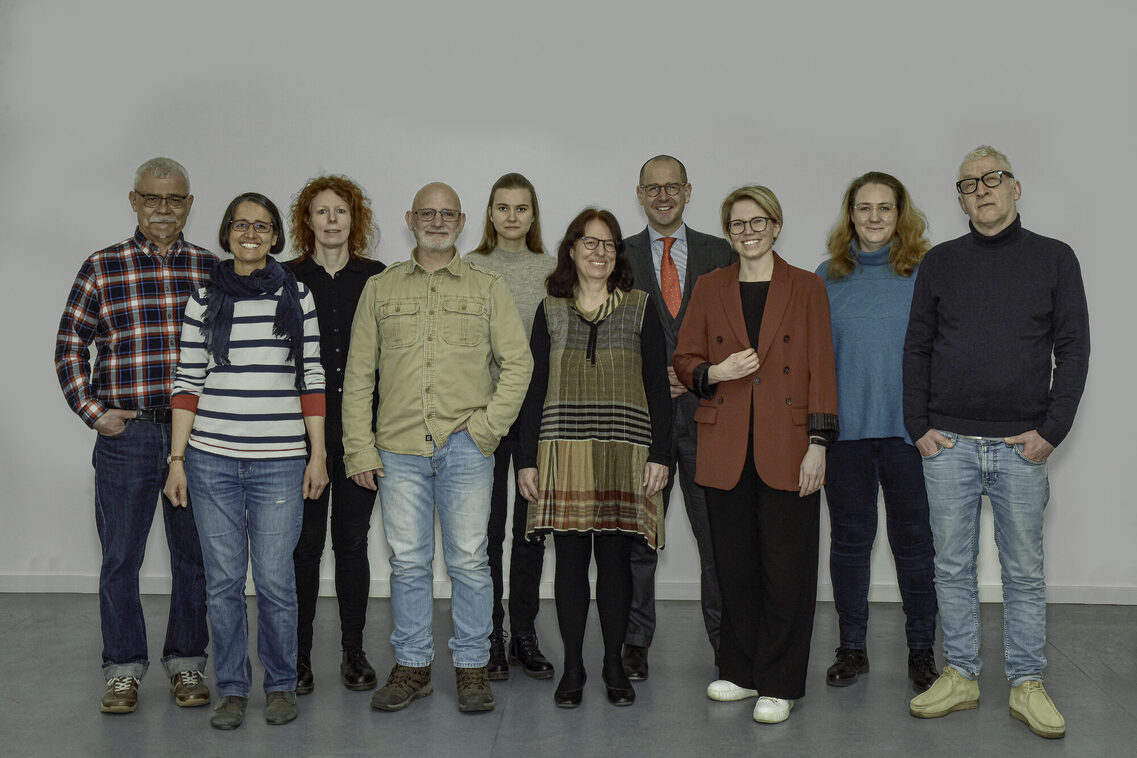 Das Team des Stadtarchivs .