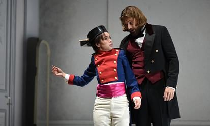 Szene aus Mozarts "Die Hochzeit des Figaro". Die Oper wird in italienische