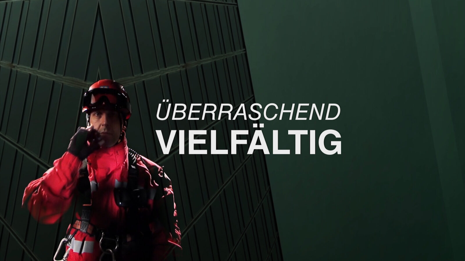Höhenretter in Einsatzbekleidung