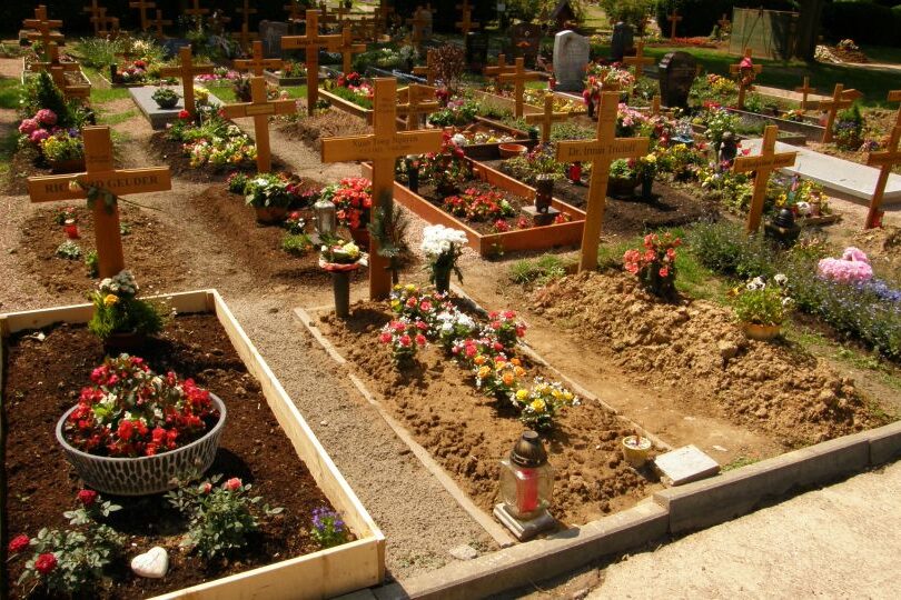 Могили в рядах