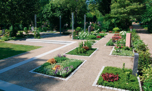 Memoriam-Garten auf dem Südfriedhof.