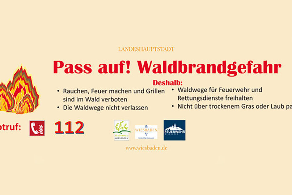 Pass auf bei Waldbrandgefahr!