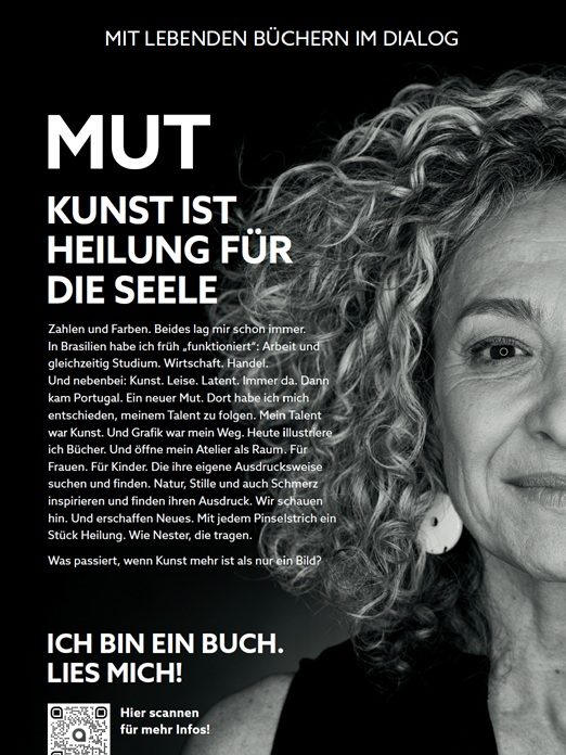 Foto_Mit lebenden Büchern im Dialog