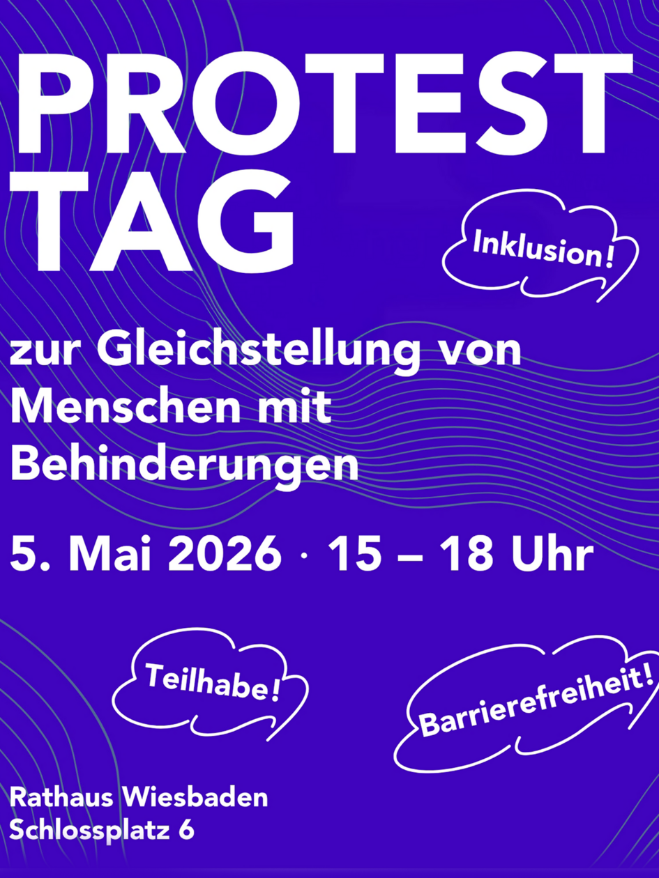 Plakat zum Protesttag