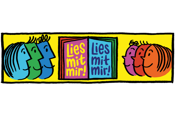 Logo - Illustration Kinder und Buch