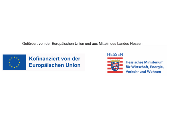Gefördert von der Europäischen Union und und aus Mitteln des Landes Hessen
