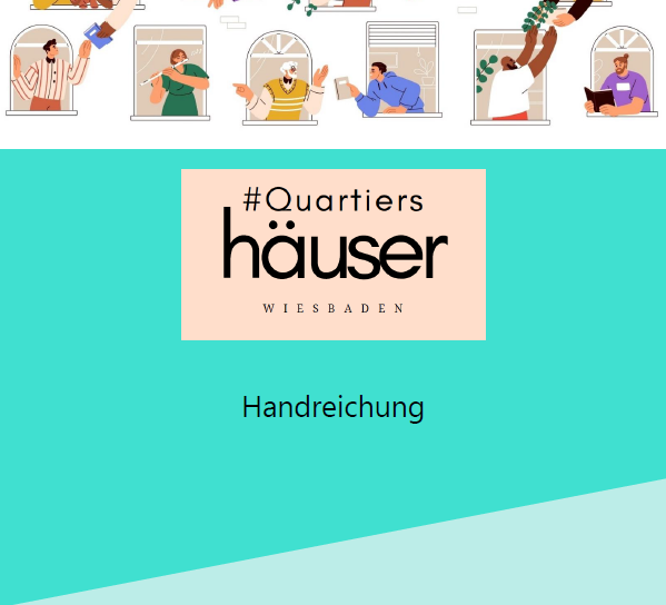 Cover der Handreichung #Quartiershäuser.