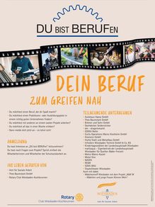 Plakat DU bis BERUFen: Film läuft durch das Plakat