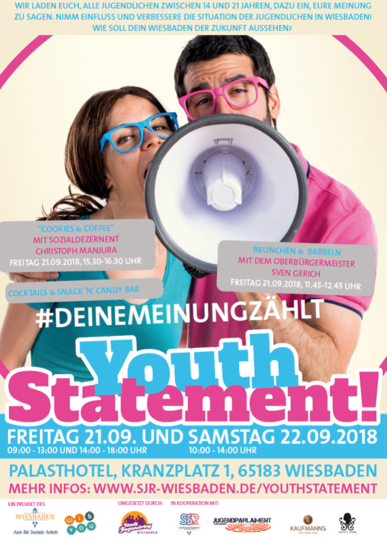 Plakat zur Veranstaltung "Youth Statement"
