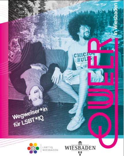 Deckblatt der Broschüre Queer in Wiesbaden