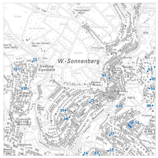 Baulücken im Ortsbezirk Sonnenberg, Teil 1