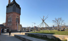 Kulturpark mit historischem Wasserturm