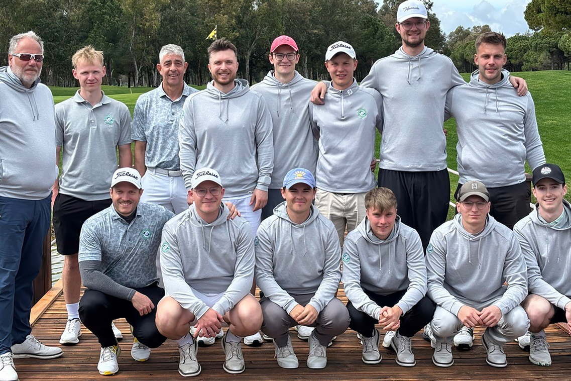 Fotografie de echipă echipa de golf masculin Golfclub Main-Taunus