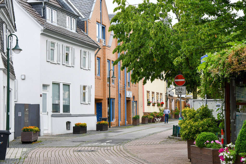 Dotzheim bölgesindeki evler.