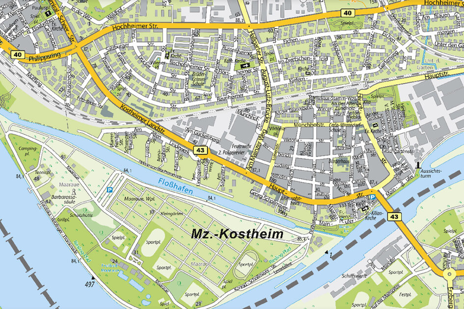 Secțiune hartă Kostheim