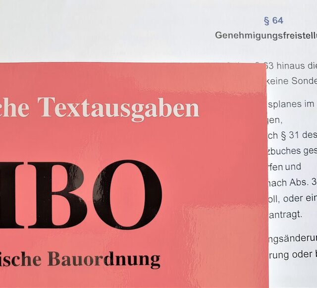 Fotografie einer Textausgabe