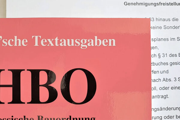 Fotografie einer Textausgabe