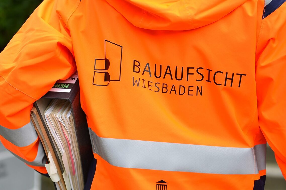 Arbeitskleidung der Bauaufsicht Mainz