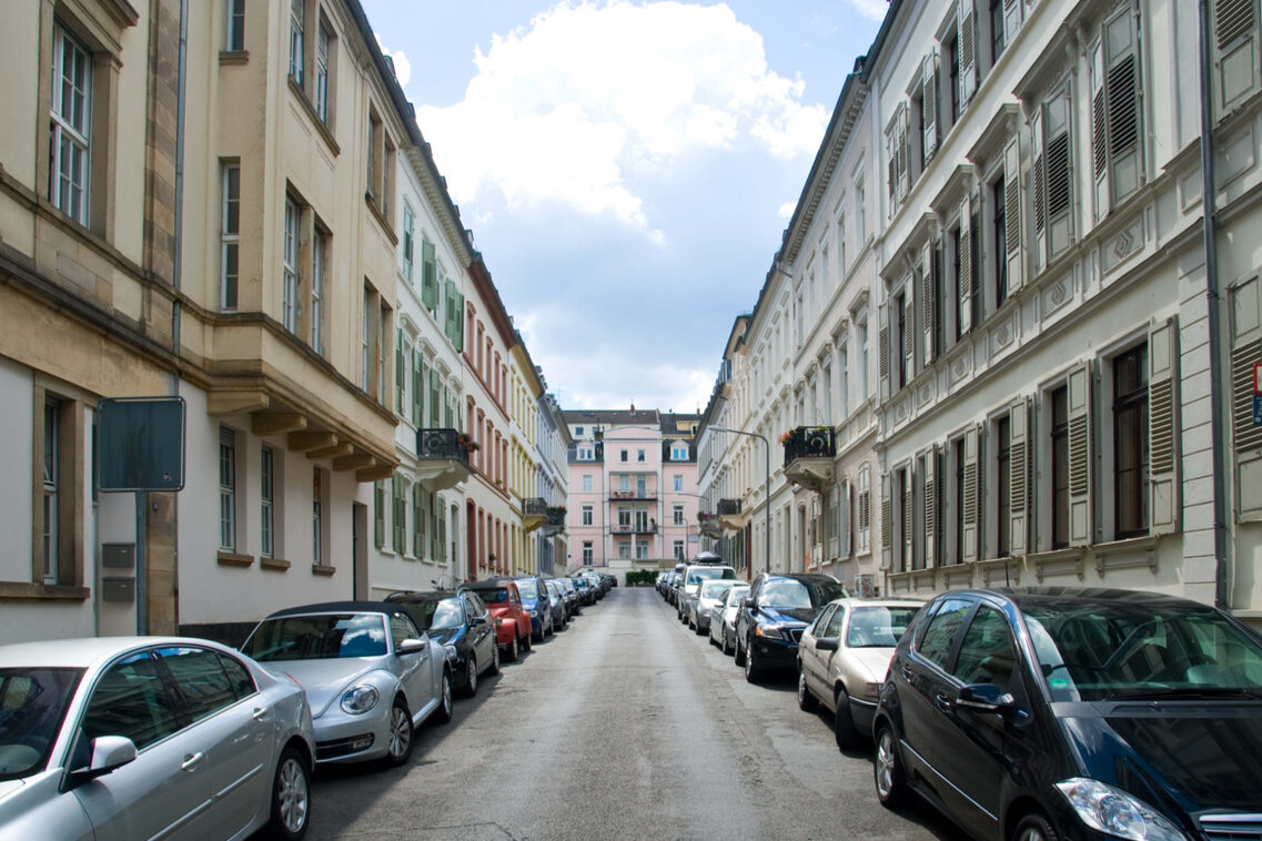 Klassizistische Gebäude Müllerstraße Nordost Wiesbaden