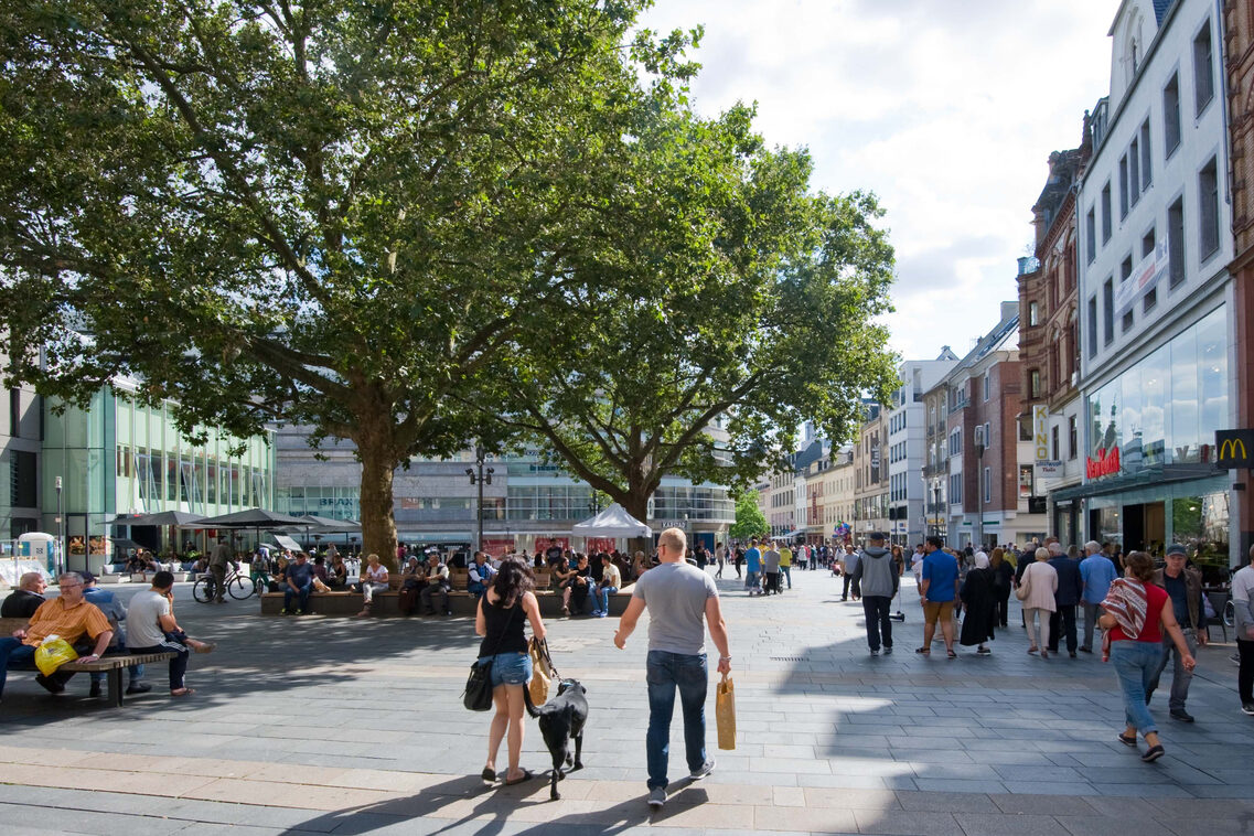Die Fußgängerzone als wichtiger öffentlicher Raum