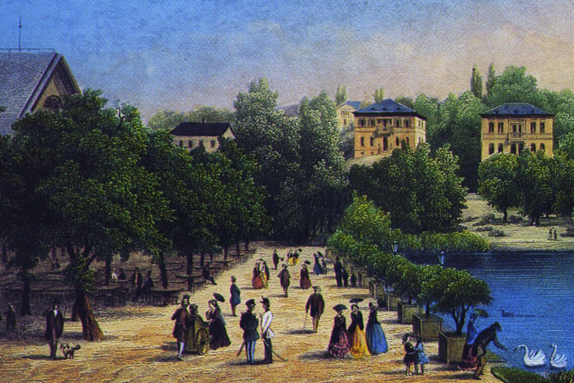 Historische Ansicht von Wiesbaden