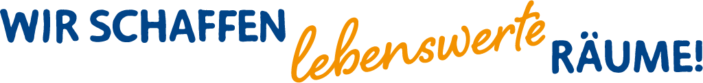 Slogan wir schaffen lebenswerte Räume