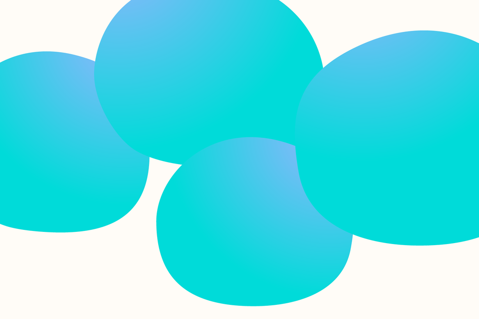 Blaue Blasen