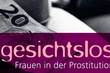 Plakat der Ausstellung "gesichtslos".