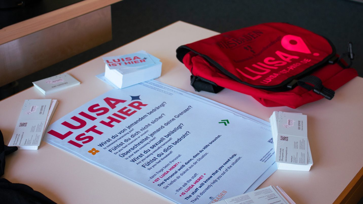 Materialien zur Kampagne, Schulungstermin an der Hochschule RheinMain