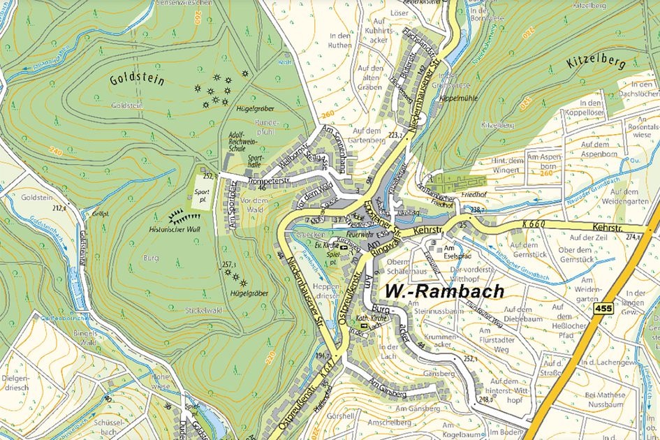 Kartenausschnitt Rambach