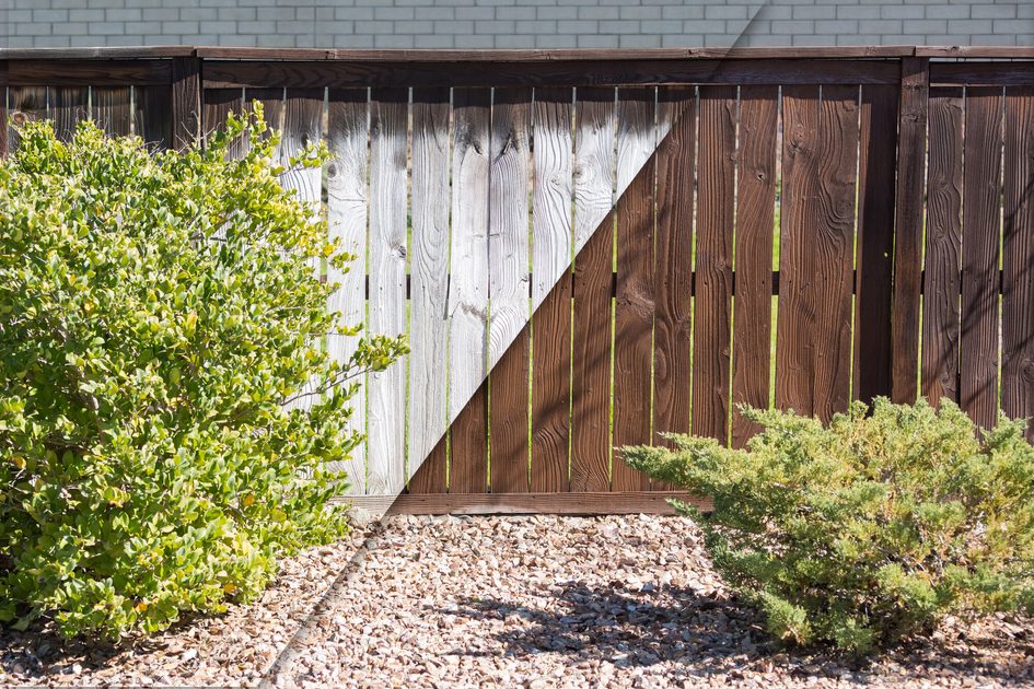 Das Nachbarrecht im Baurecht dargestellt mit einem Gartenzaun.