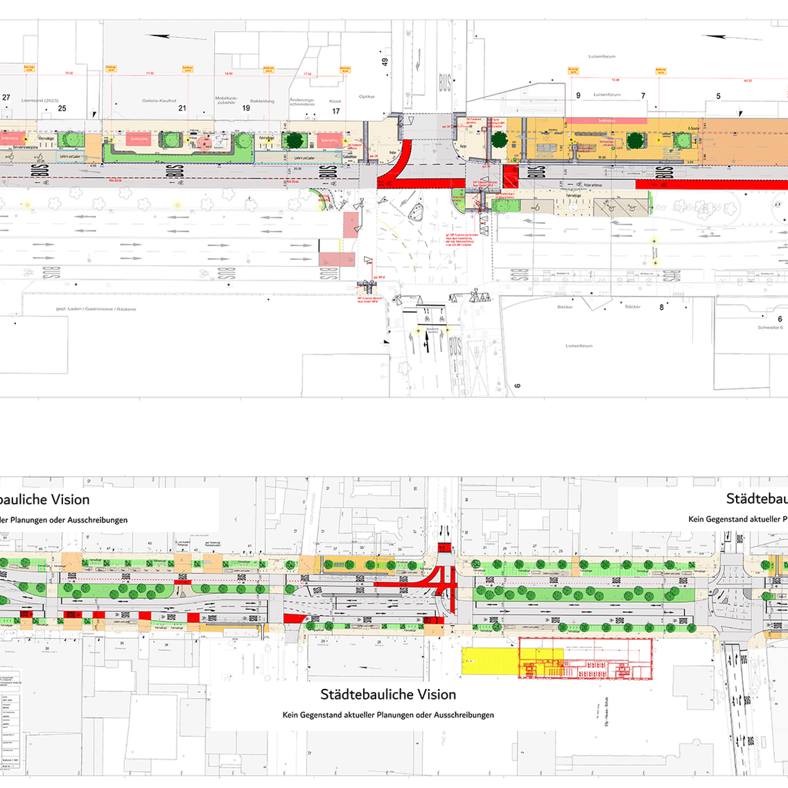 Straßenplan