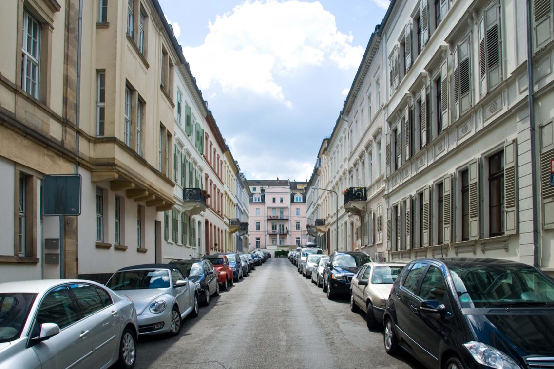 Klassizistische Gebäude Müllerstraße Nordost Wiesbaden