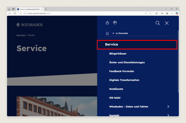 Foto von Wiesbaden.de Kategorie "Service"