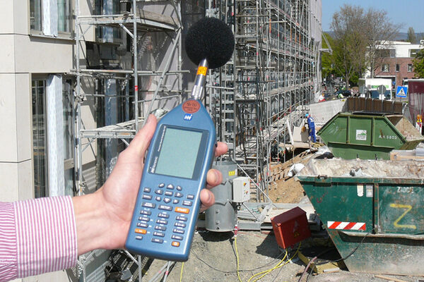 Medición del ruido en las obras