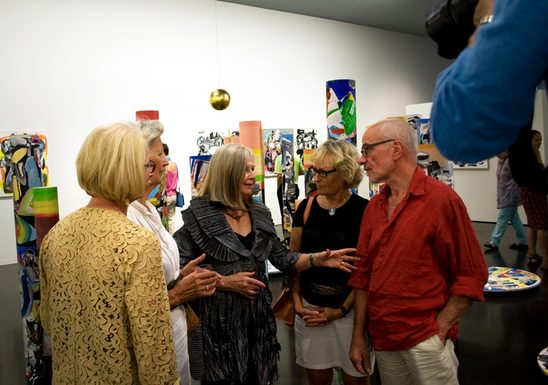 Ausstellungseröffnung Ricarda Peters am 24. Juli 2015.