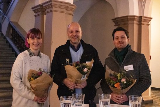 Eindrücke vom Internationalen Frauentag 2023 im Wiesbadener Rathaus.