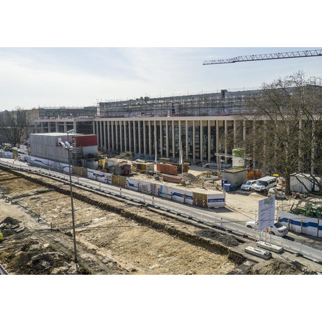 Baufortschritt Friedrich-Ebert-Allee und RMCC - Stand 13. März 2017