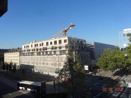 Bauvorhaben am Platz der Deutschen Einheit - 2. August 2013