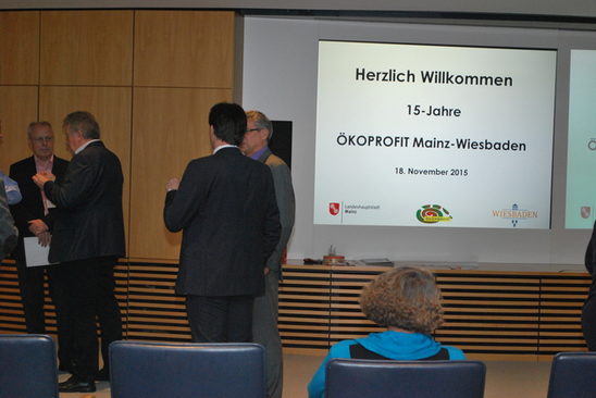 Ökoprofit Netzwerk-Treffen Wiesbaden/Mainz am 18. November 2015.