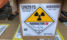 Gefahrgutkennzeichen "Radioaktiv".