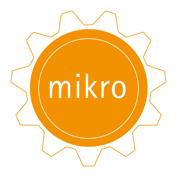 Зъбно колело с етикет "mikro"