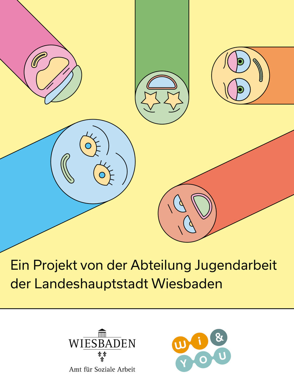 Seite aus einer Broschüre "Stadt entdecken"