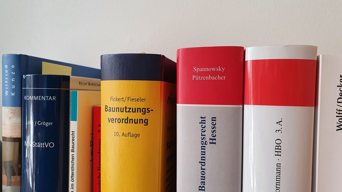 Buchrücken aus dem Bauplanungsrecht