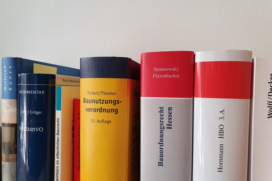 Buchrücken aus dem Bauplanungsrecht